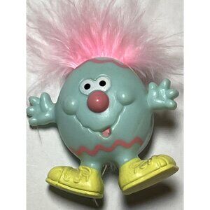 Russ Blue Egg Troll Easter Pin Brooch Jewelry